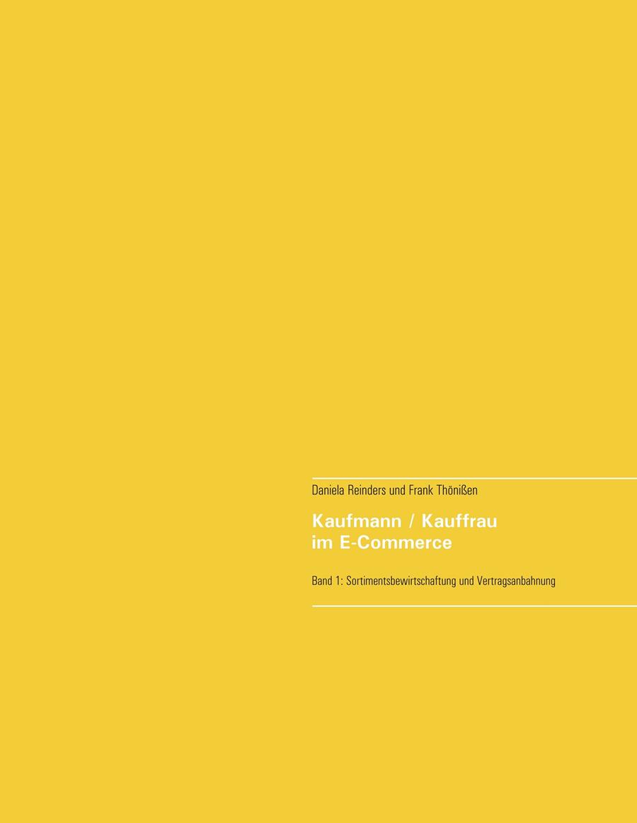 KAUFMANN / KAUFFRAU IM E-COMMERCE | 9783746090849 | THONISSEN, FRANK / REINDERS, DANIELA