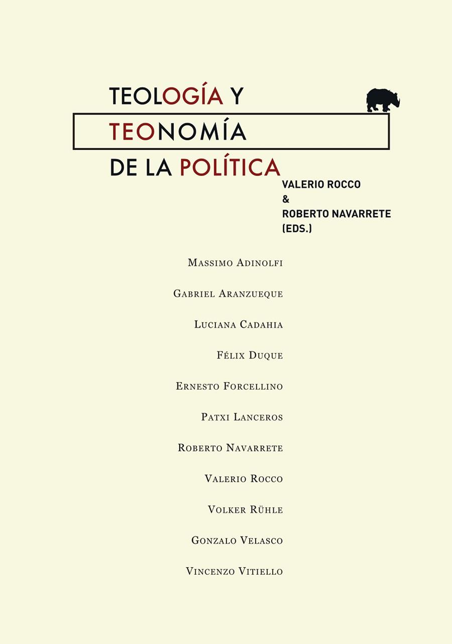 TEOLOGÍA Y TEONOMÍA DE LA POLÍTICA | 9788415289586 | VARIOS AUTORES