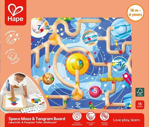 LABERINTO ESPACIAL Y TABLERO DE TANGRAM | 6943478053007