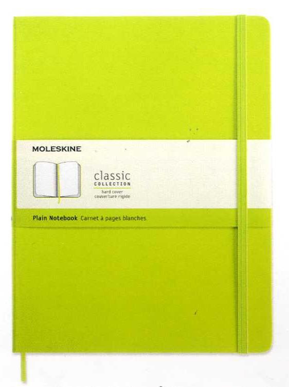 LIBRETA CLASICA TAPA BLANDA VERDE LIMON XL LISA | 8056420851021