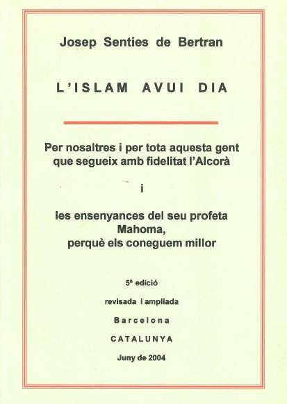 ISLAM AVUI DIA, L' | 9788493158354 | SENTIES DE BERTRAN, JOSEP
