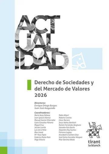 DERECHO DE SOCIEDADES Y DEL MERCADO DE VALORES 2026 | 9791370216672 | ORTEGA BURGOS, ENRIQUE
