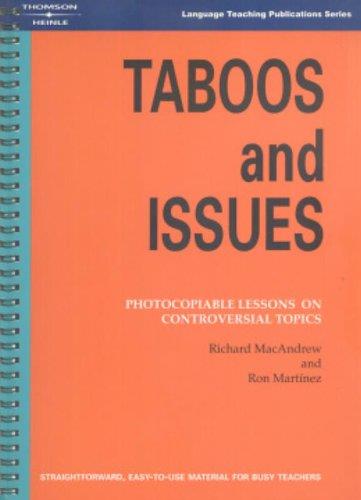 TABOOS AND ISSUES | 9781899396412