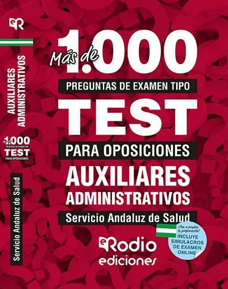 AUXILIARES ADMINISTRATIVOS DEL SAS. MÁS DE 1.000 PREGUNTAS DE EXAMEN TIPO TEST. | 9788417439835 | VARIOS AUTORES