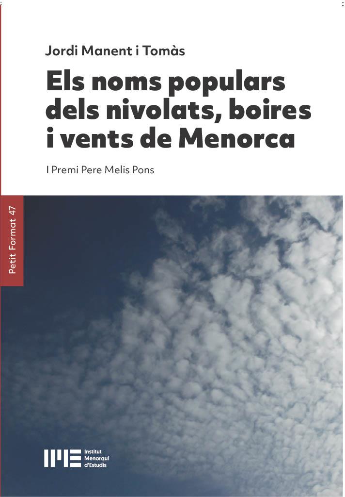 NOMS POPULARS DELS NIVOLATS, BOIRES I VENTS DE MENORCA, ELS | 9788410036093 | MANENT TOMÀS, JORDI