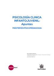 PSICOLOGÍA CLINICA INFANTOJUVENIL : APUNTES MÁSTER EN PSICOPEDAGOGIA | 9788491195139 | MARTÍNEZ BESTEIRO, ELVIRA