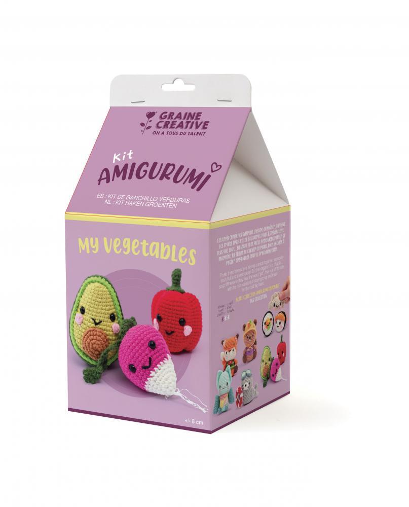 SET DE GANCHILLO DIY VEGETALES AMIGURUMI | 3532434203322