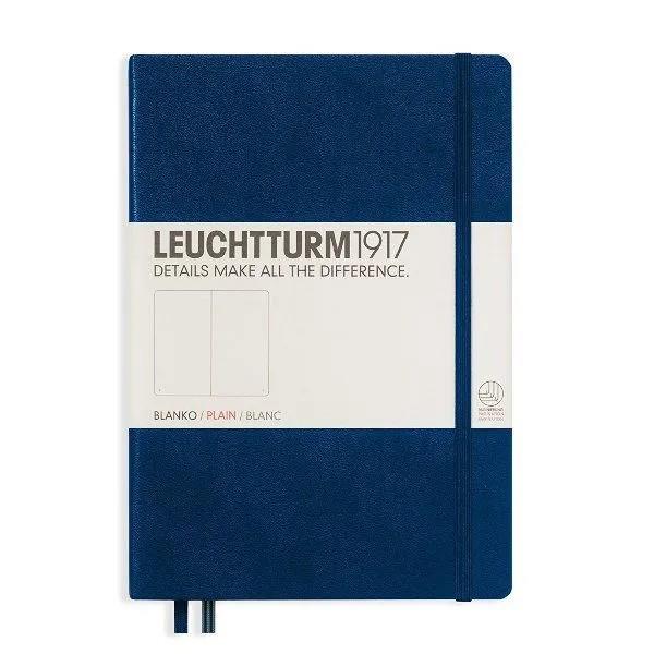 NOTEBOOK MEDIUM A5, TAPA DURA, LISA AZUL MARINO | 4004117393860