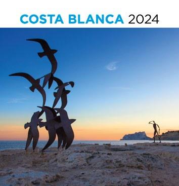 CALENDARI 2024 SOBRETAULA (14X15 CM) COSTA BLANCA | 8424455240781