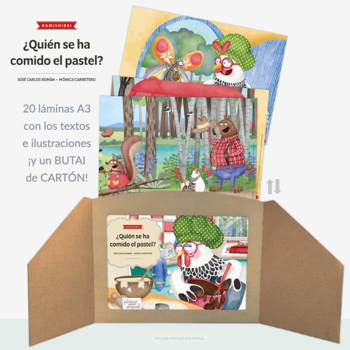 ¿QUIÉN SE HA COMIDO EL PASTEL? KAMISHIBAI A3 BUTAI | 9788412273038 | CARLOS ROMÁN, JOSÉ / CARRETERO, MÓNICA