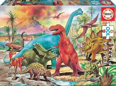 PUZLE DINOSAURIOS 100 PECES | 8412668131798