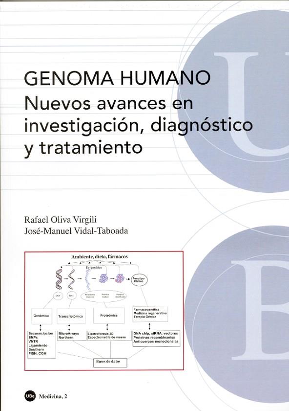 GENOMA HUMANO. NUEVOS AVANCES EN INVESTIGACIÓN, DIAGNÓSTICO Y TRATAMIENTO | 9788447530359 | VIDAL-TABOADA, JOSÉ-MANUEL / OLIVA VIRGILI, RAFAEL