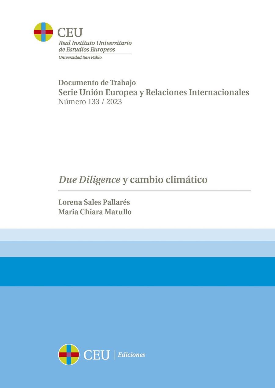 DUE DILIGENCE Y CAMBIO CLIMÁTICO | 9788419111630 | CHIARA MARULLO, MARÍA