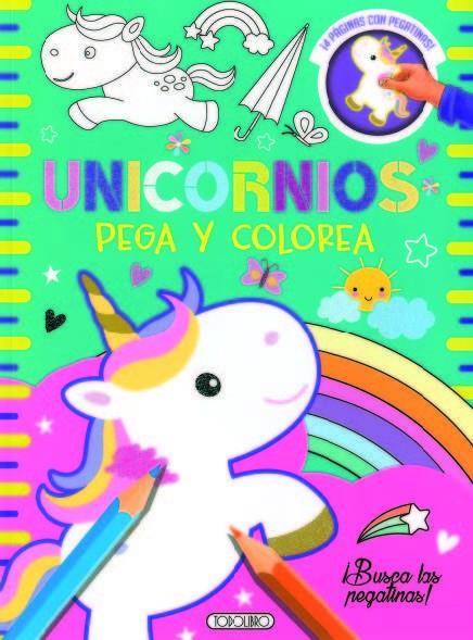 UNICORNIOS 4 PEGA Y COLOREA | 9788417695903