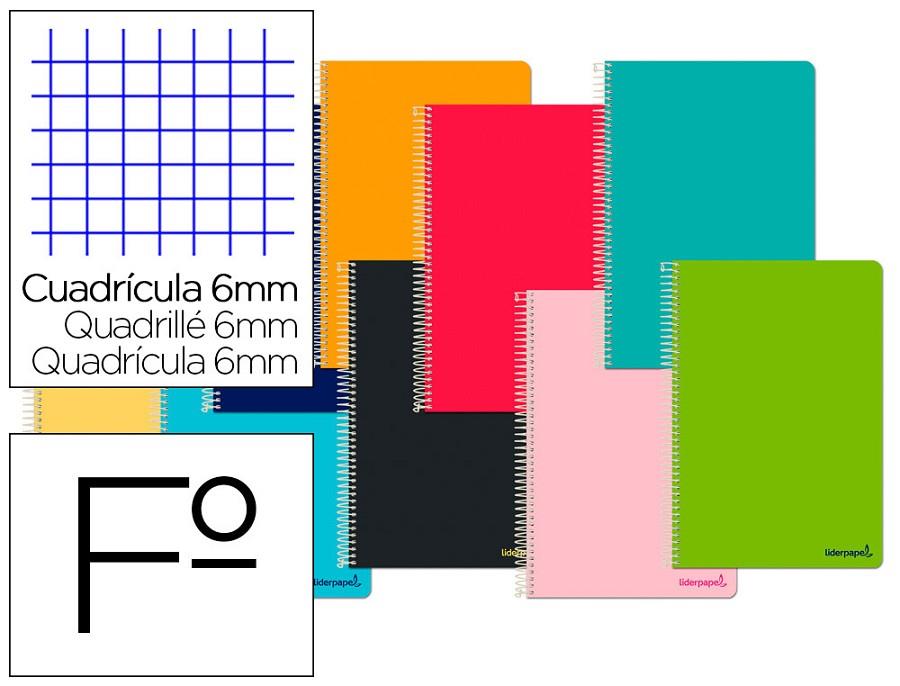 LLIBRETA A4 LIDERPAPEL QUADRICULA 8 MM | 8423473081963