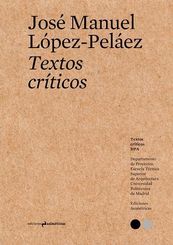 TEXTOS CRÍTICOS #6 | 9788494952210 | LOPEZ-PELAEZ, JOSE MANUEL