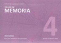 TALLER DE MEMORIA NIVEL 4 | 9788498962109 | SARDINERO PEÑA, ANDRES