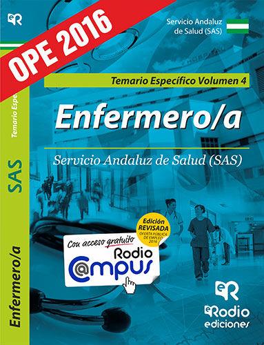 ENFERMERO/A DEL SAS. TEMARIO ESPECÍFICO. VOL. 4 | 9788416506903 | RODRIGUEZ SUAREZ, LUIS FERNANDO