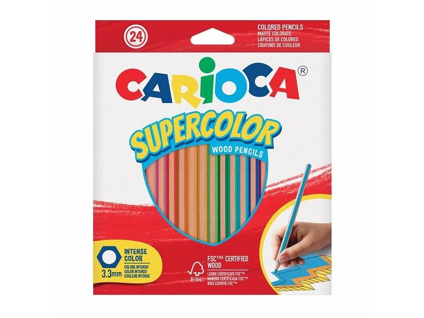 CAIXA 24 COLORS DE FUSTA CARIOCA | 8003511433932