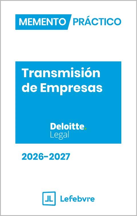 MEMENTO TRANSMISION DE EMPRESAS 2026-2027 | 9791387925307 | LEFEBVRE-EL DERECHO
