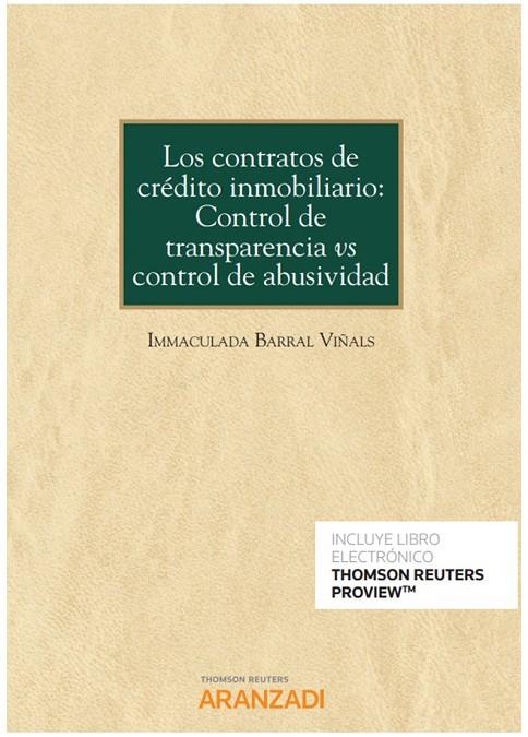 CONTRATOS DE CREDITO INMOBILIARIO, LOS | 9788413450681 | BARRAL VIÑALS, INMACULADA