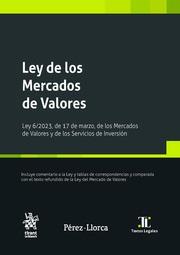 LEY DE LOS MERCADOS DE VALORES | 9788411693844 | PEREZ LLORCA, JAIME