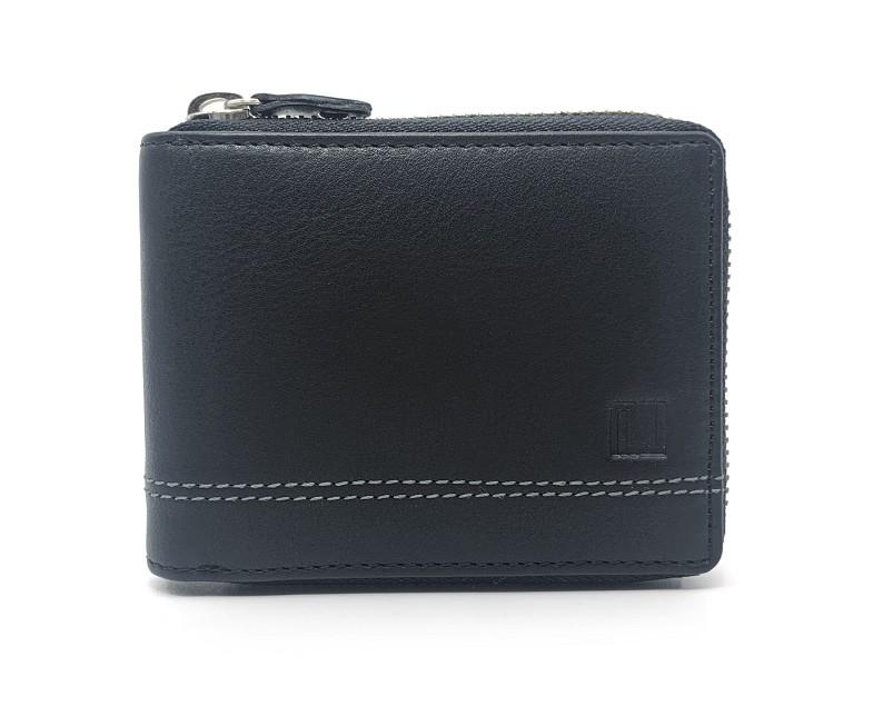 CARTERA PELL HOME NEGRE CREMALLERA | 9999900030013