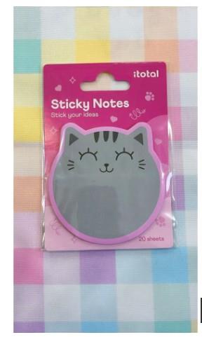 STICKY NOTES GAT GRIS ITOTAL | 8053634006247