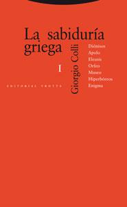 SABIDURIA GRIEGA I | 9788481640342 | COLLI, GIORGIO