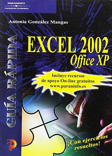 GUÍA RÁPIDA. EXCEL 2002 OFFICE XP | 9788428328029 | GONZÁLEZ MANGAS, ANTONIA