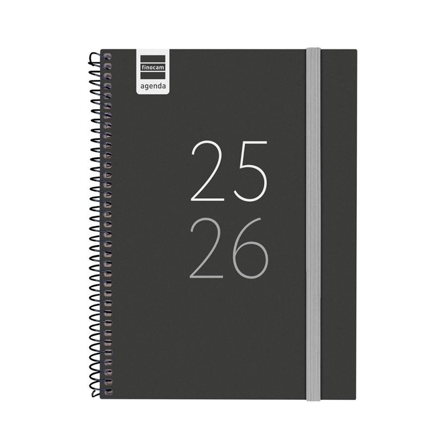 AGENDA ESPIRAL CURS SEC.1/4 SVH 25-26 NEGRE | 8422952400417