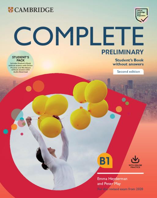 COMPLETE PRELIMINARY STUDENT'S BOOK PACK (STUDET'S BOOOK WITHOUT ANSWERS WITH ONLINE PRACTICE AND WORKBOOK WITHOUT ANSWERS WITH AUDIO DOWNLOAD) | 9781108525237 | MAY, PETER / HEYDERMAN, EMMA