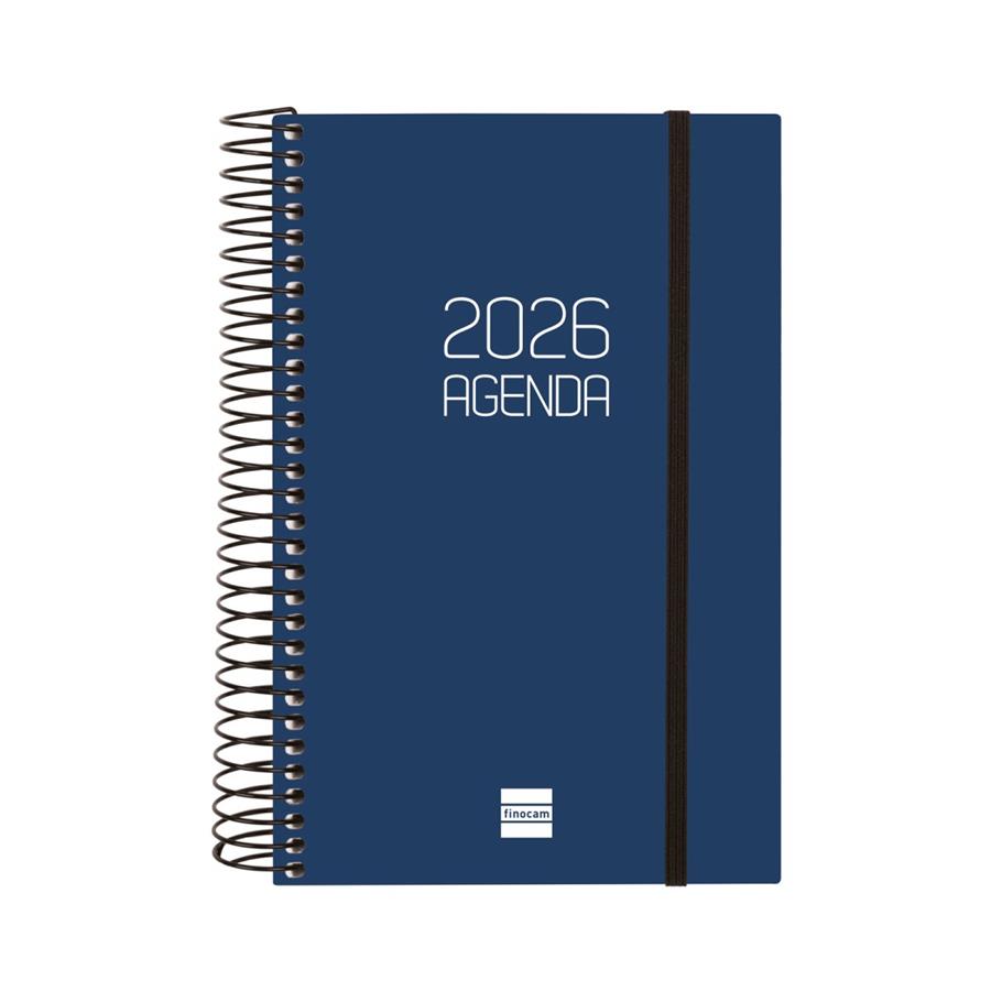 AGENDA ESPIRAL ANUAL OPAQUE E5 1DP 2026 BLAU | 8422952408277