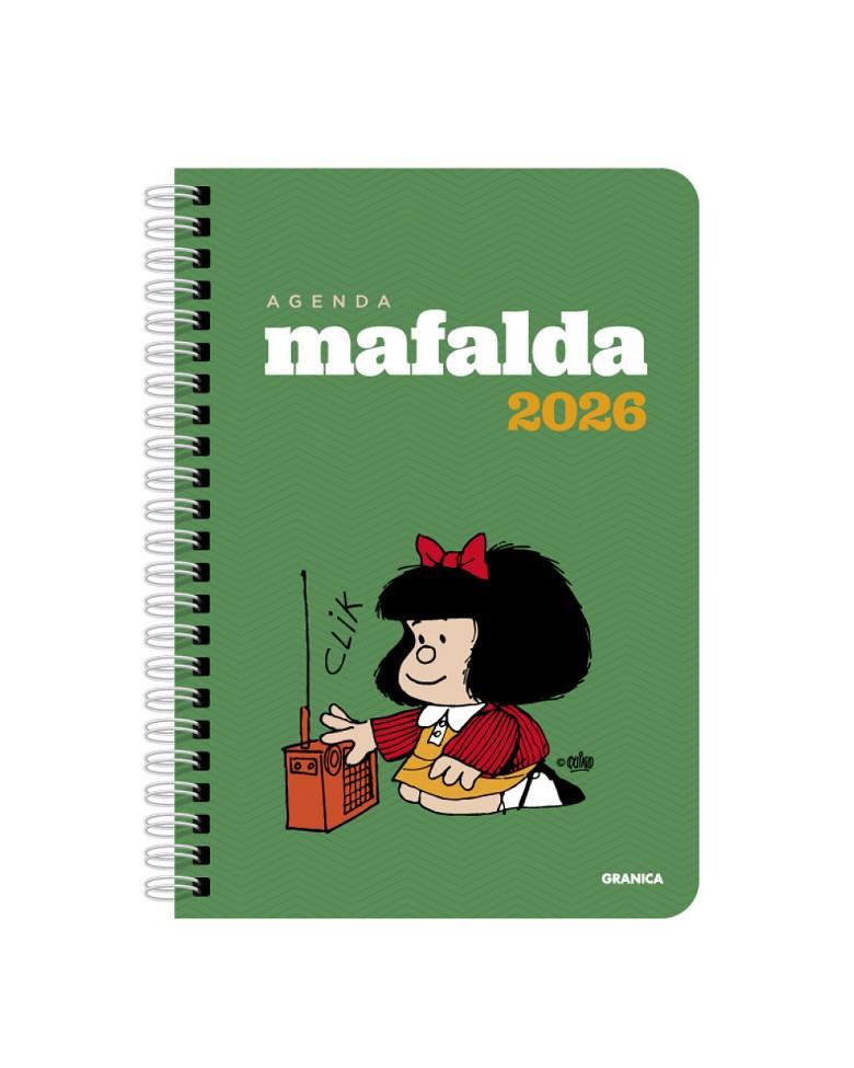 AGENDA 2026 MAFALDA ANILLADA MÓDULOS VERDE | 9786316693129 | QUINO