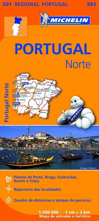 PORTUGAL NORTE : MAPA 591 | 9782067184732 | VARIOS AUTORES