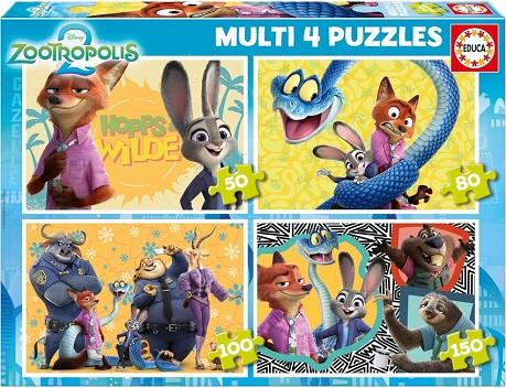 PUZLE PROGRESIVO ZOOTROPOLIS 2 50 80 100 15 | 8412668204645