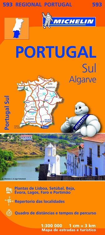 PORTUGAL SUR - ALGARVE : MAPA 593 | 9782067184770 | VARIOS AUTORES