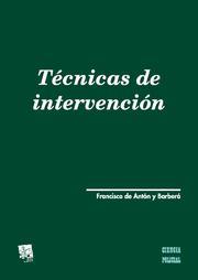 TÉCNICAS DE INTERVENCIÓN | 9788498760743 | BARBERÁ, FRANCISCO ANTÓN