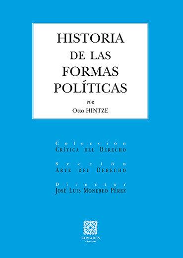 HISTORIA DE LAS FORMAS POLITICAS | 9788413692081 | HINTZE, OTTO