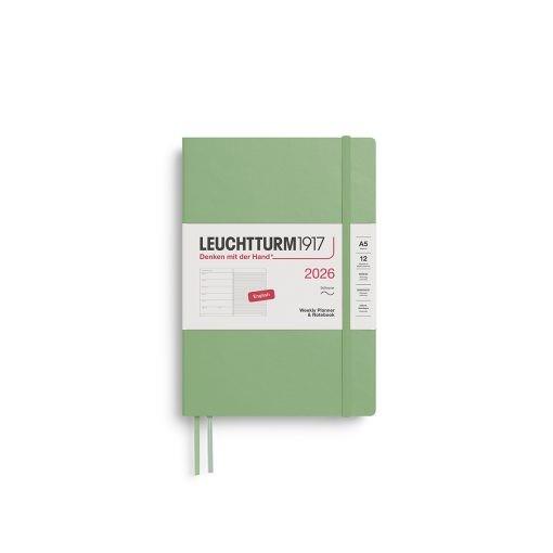AGENDA SETMANA VISTA A5 MEDIUM ENGLISH SAGE | 4004117665707