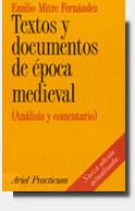 TEXTOS Y DOCUMENTOS DE ÉPOCA MEDIEVAL | 9788434428270 | MITRE, EMILIO