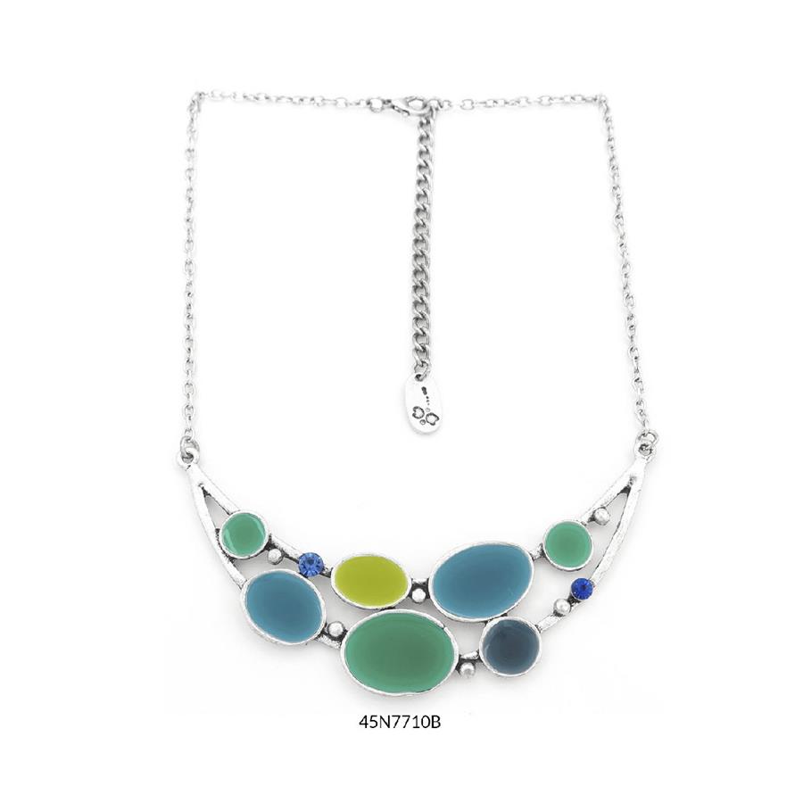 COLLAR SILVER COLOR I BLAUS VERDS | 45n7710b