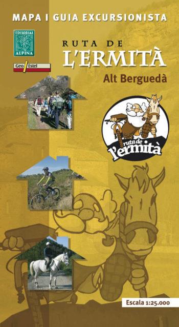 RUTA DE L'ERMITÀ - ALT BERGUEDÀ : MAPA-GUIA TRAVESSES [2008] | 9788480903141