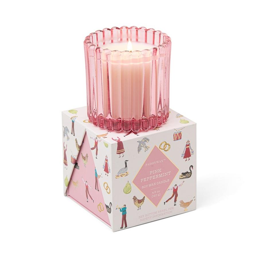 ESPELMA RIBBED GLASS CANDLE INCENSE SMOKE | 840214824128