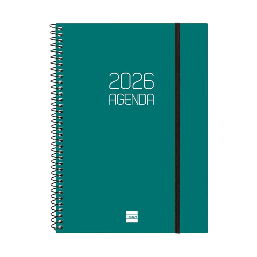 AGENDA ESPIRAL ANUAL OPAQUE E10 SVH 2026 VERD | 8422952408604