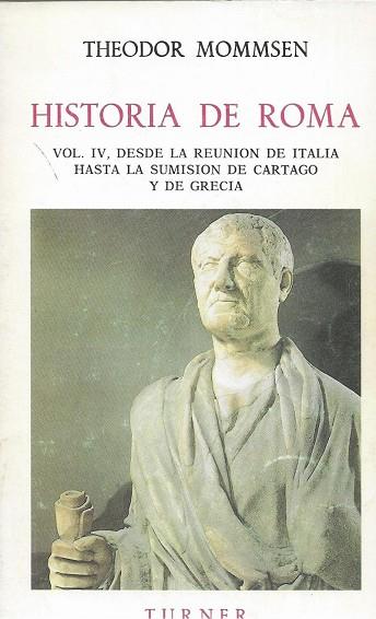 HISTORIA DE ROMA. IV | 9788475060699 | MOMMSEN, T.