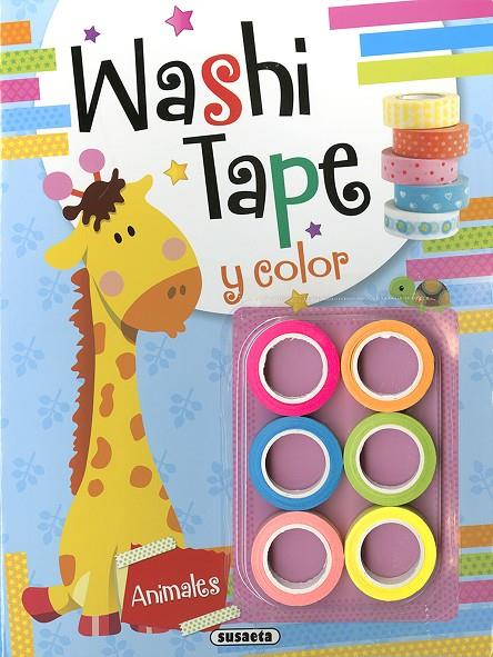 WASHI TAPE ANIMALES | 9791370340643 | SUSAETA, EQUIPO