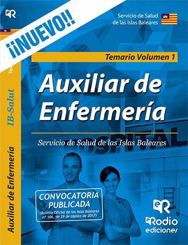 TEMARIO. VOLUMEN 1. AUXILIARES DE ENFERMERÍA DEL SERVICIO DE SALUD DE LAS ISLAS BALEARES. | 9788416963683 | VARIOS AUTORES