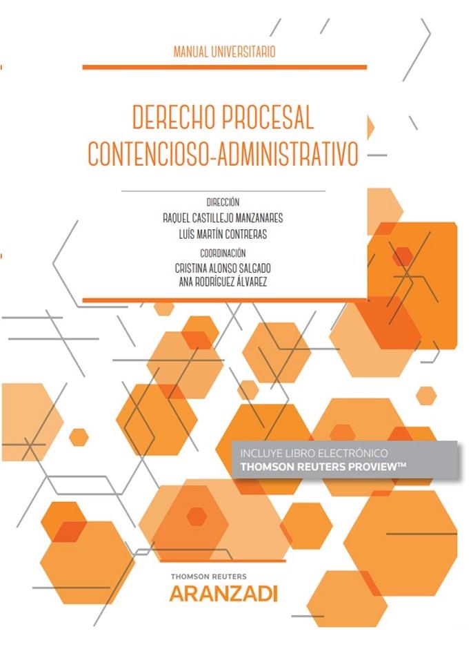 DERECHO PROCESAL CONTENCIOSO-ADMINISTRATIVO | 9788413916774 | CASTILLEJO MANZANARES, RAQUEL