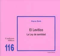 LEVITICO LEY SANTIDAD | 9788481695298 | BUIS, PIERRE
